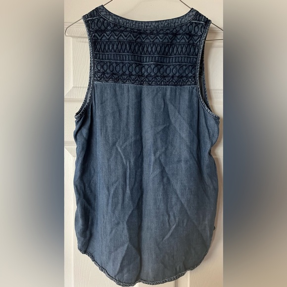 Maurices Denim Jean Sleeveless Shirt - Picture 2 of 2